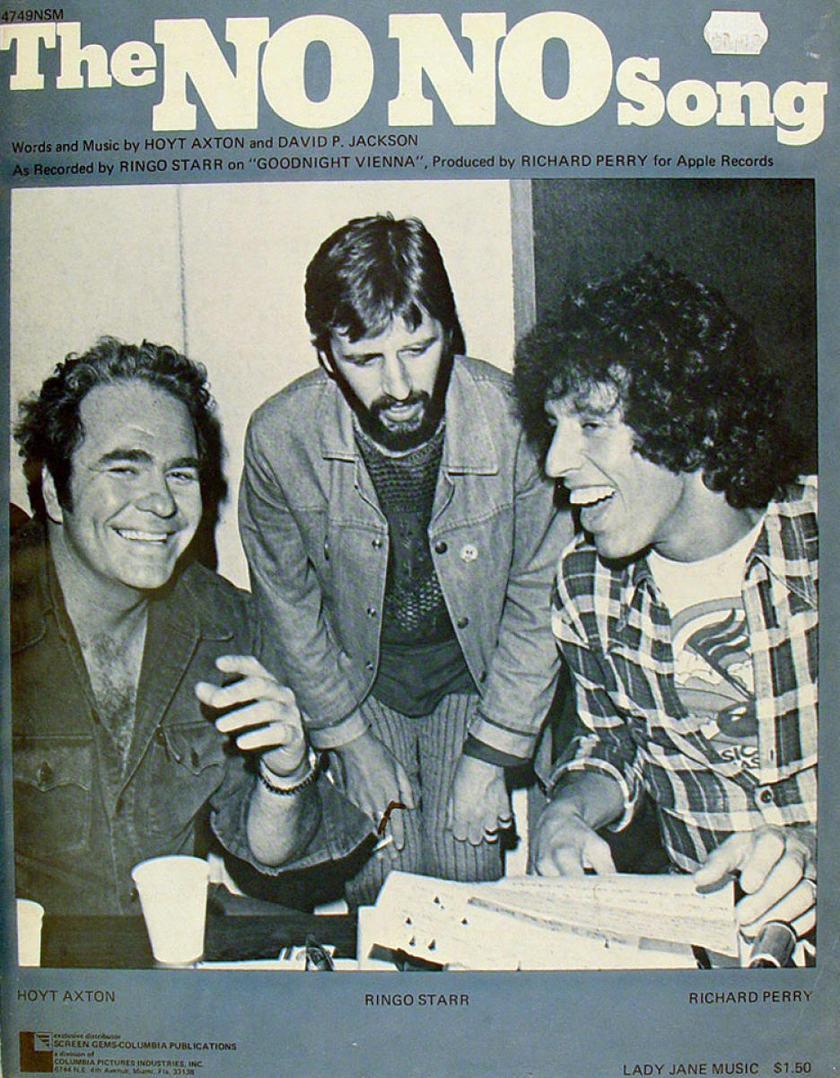 The no no song book by hoyt axton 1975 at wolfgang s