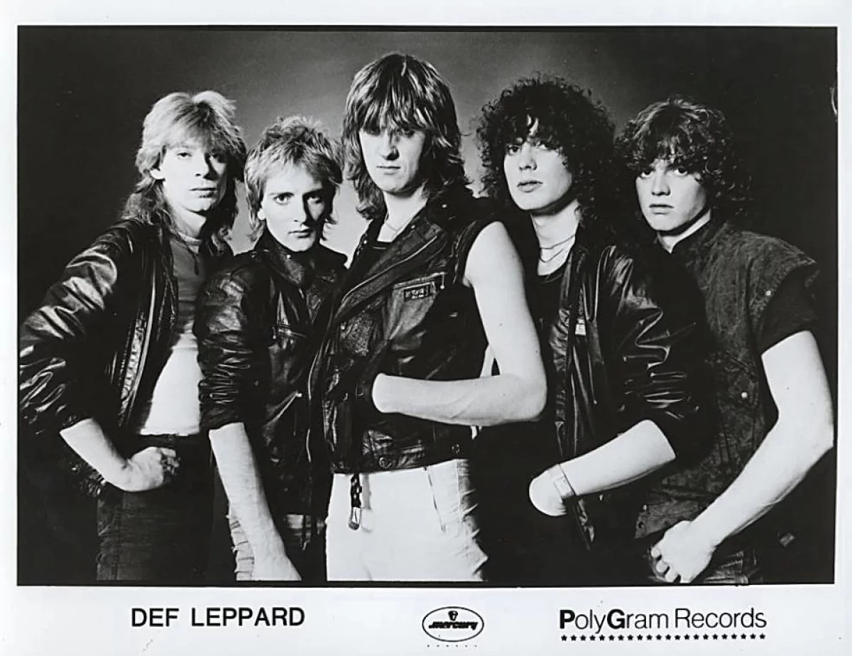 Def Leppard Vintage Concert Photo Promo Print at Wolfgang's