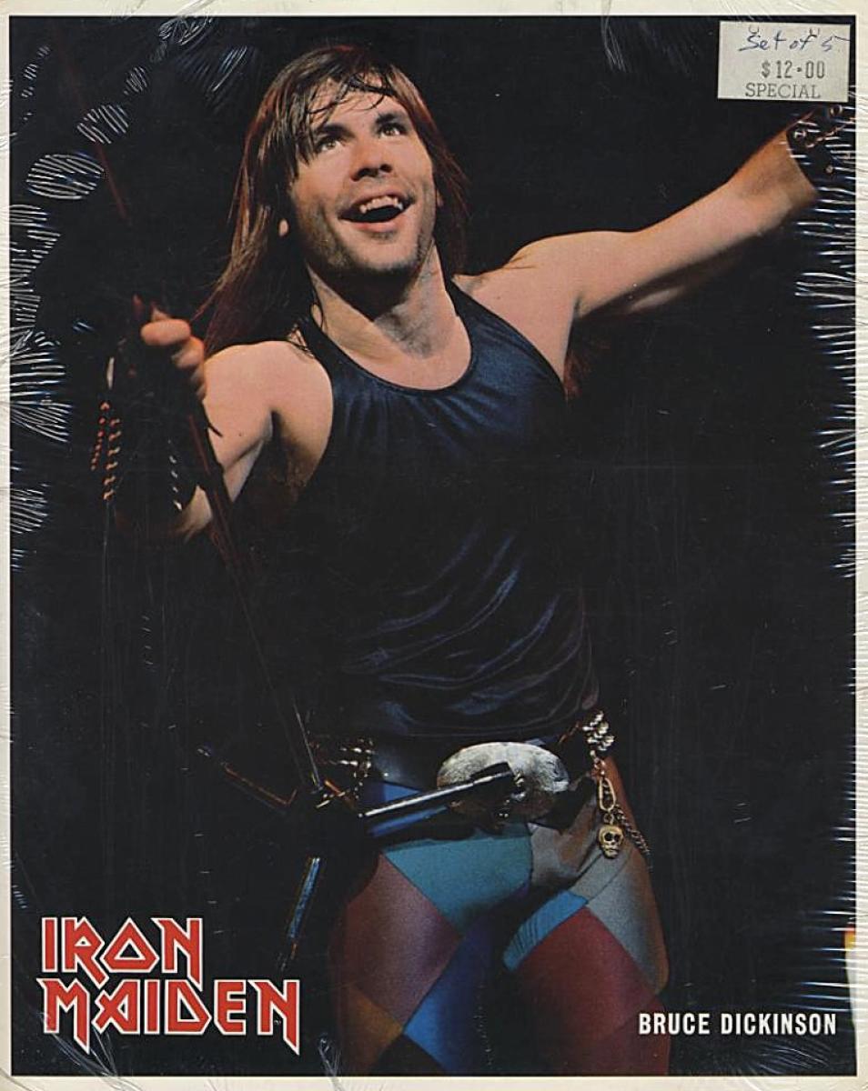 Iron Maiden Vintage Concert Photo Promo Print, 1984 at Wolfgang's