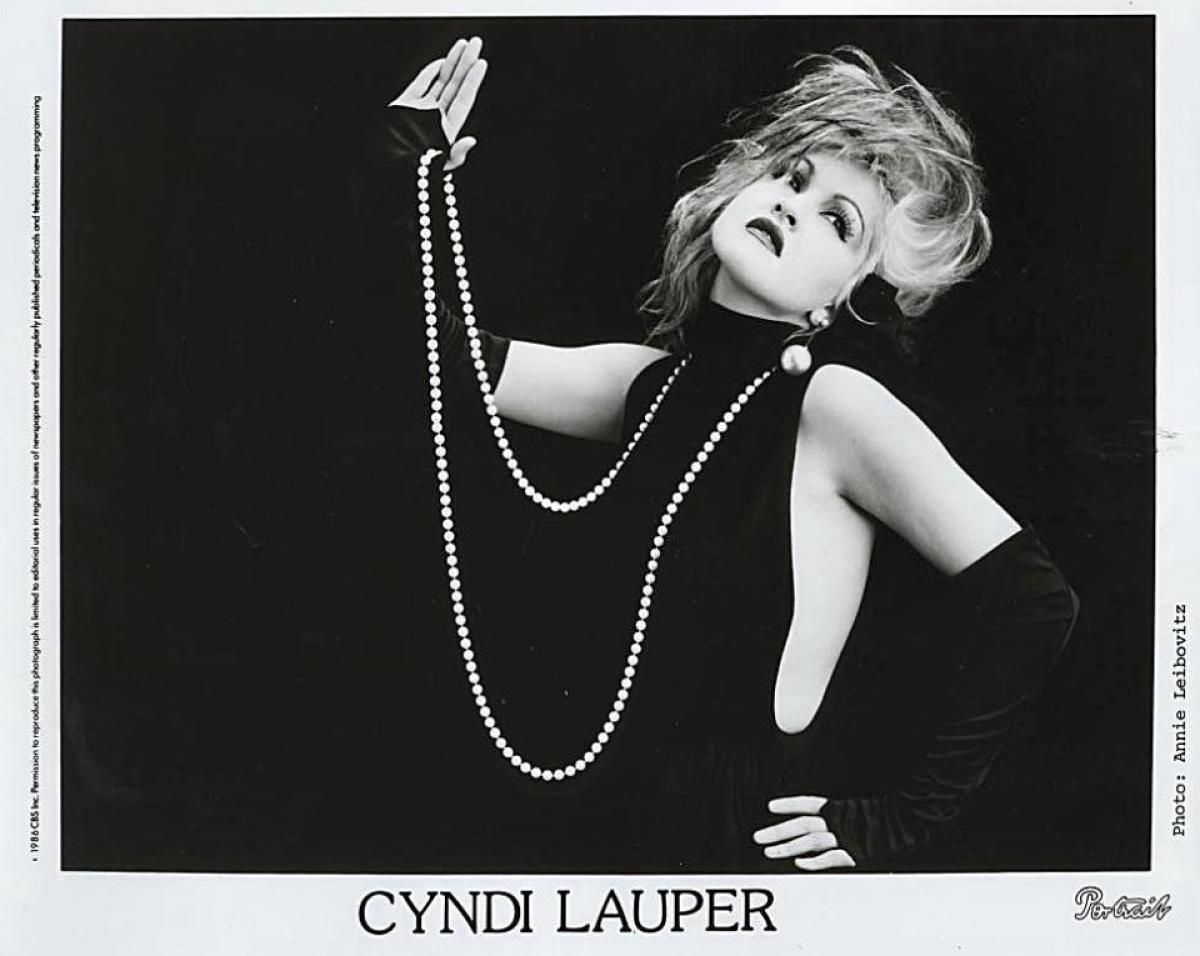 Cyndi Lauper Vintage Concert Photo Promo Print, 1986 at Wolfgang's