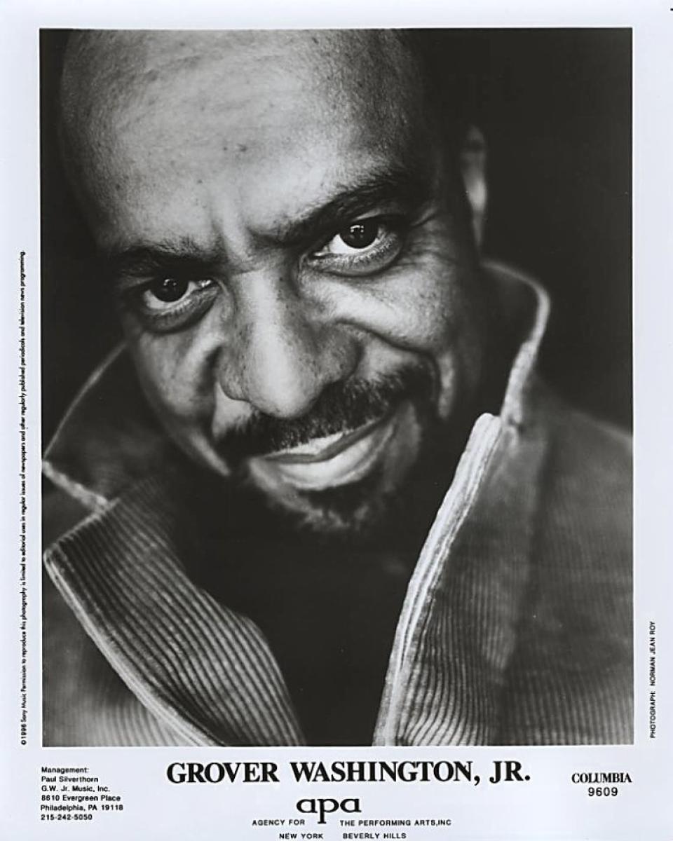 Grover Washington Jr. Vintage Concert Photo Promo Print, 1996 at Wolfgang's