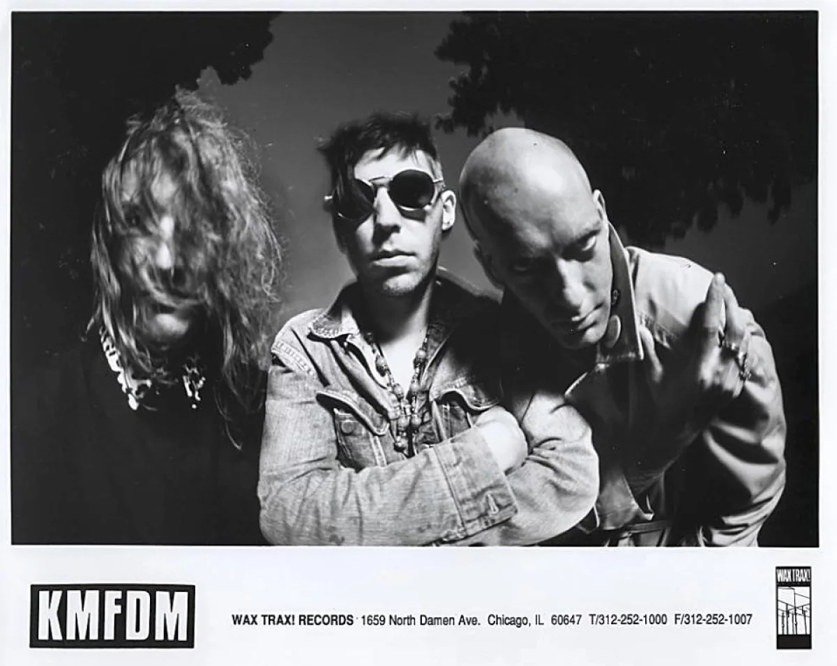 KMFDM Vintage Concert Photo Promo Print At Wolfgang's