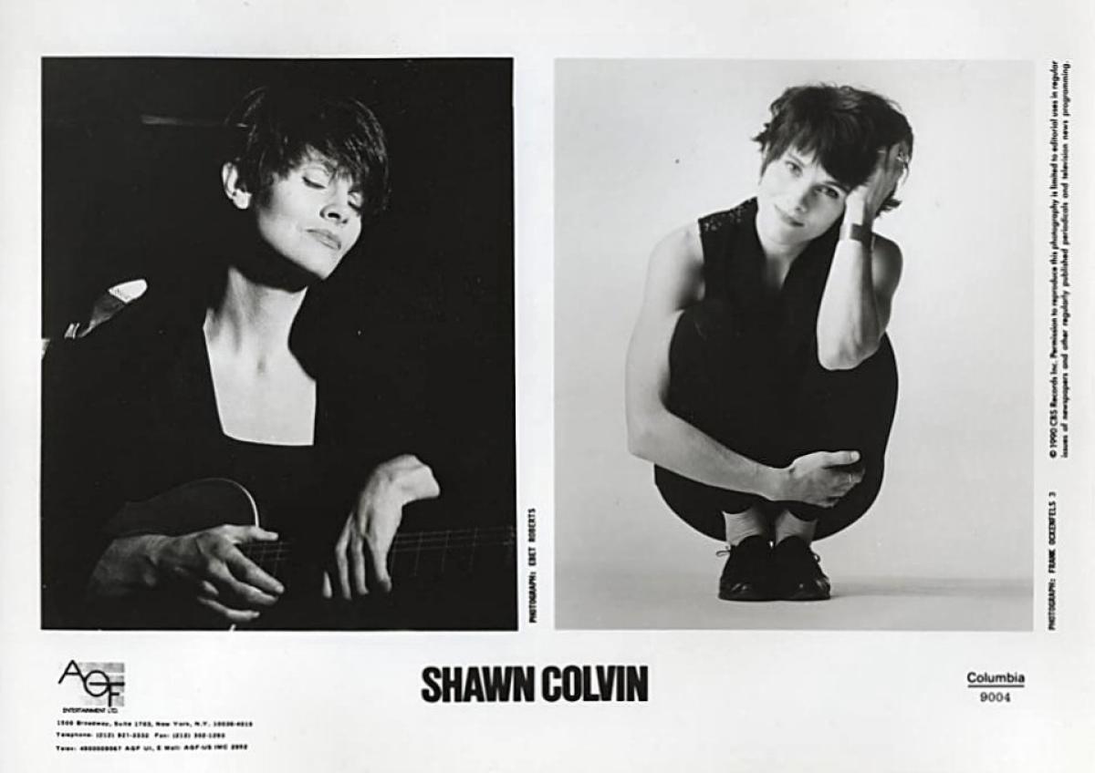 Shawn Colvin Vintage Concert Photo Promo Print, 1990 at Wolfgang's