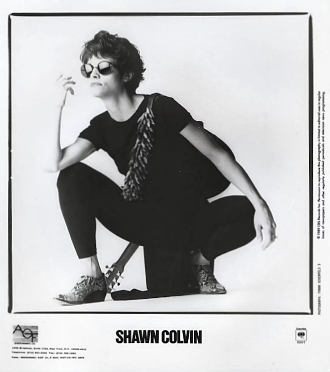 Shawn Colvin Vintage Concert Photo Promo Print, 1989 at Wolfgang's