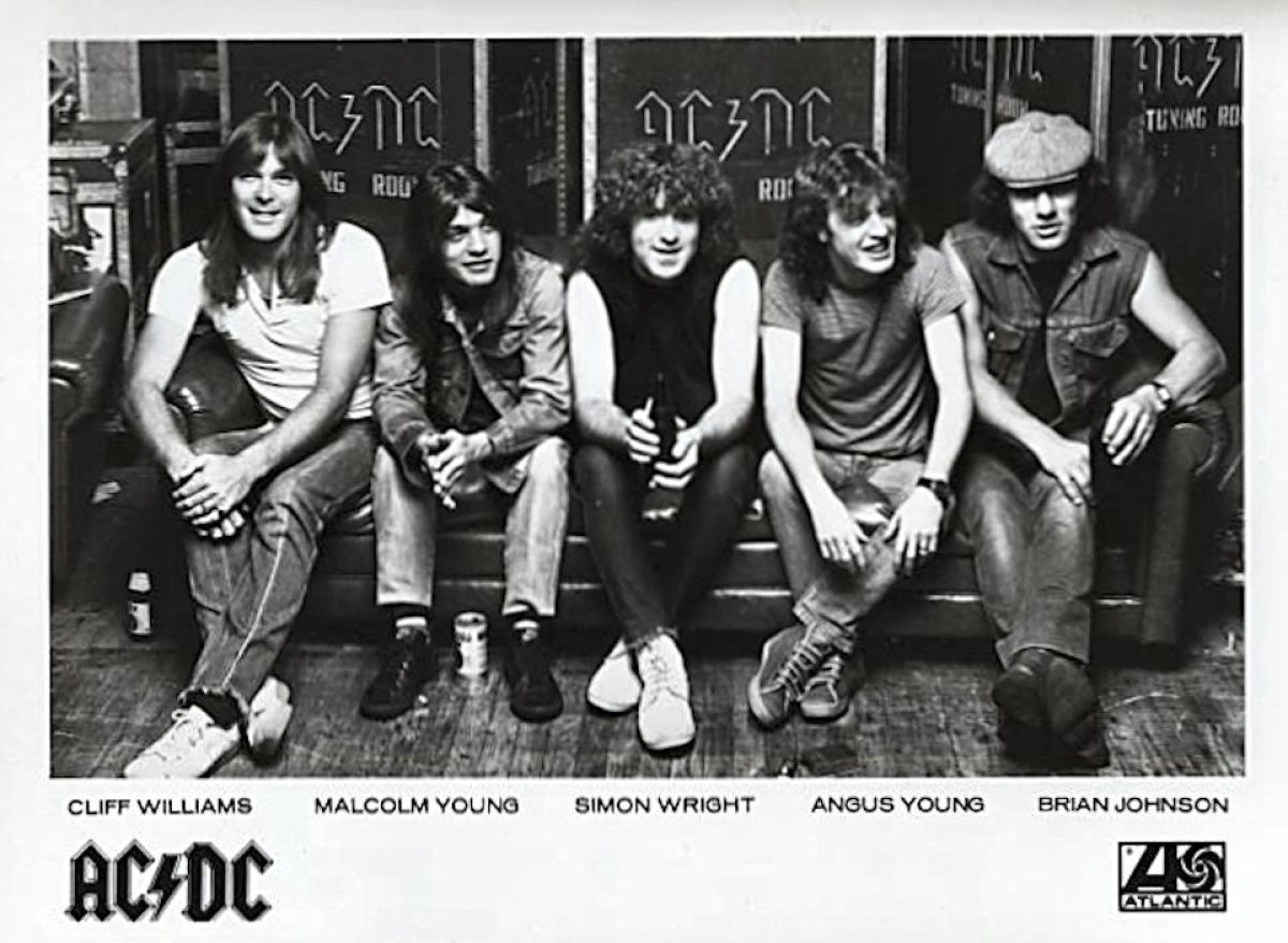 AC/DC Vintage Concert Promo Print At Wolfgang's