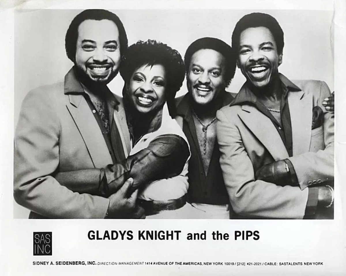 Gladys Knight and the Pips Vintage Concert Photo Promo Print at Wolfgang's