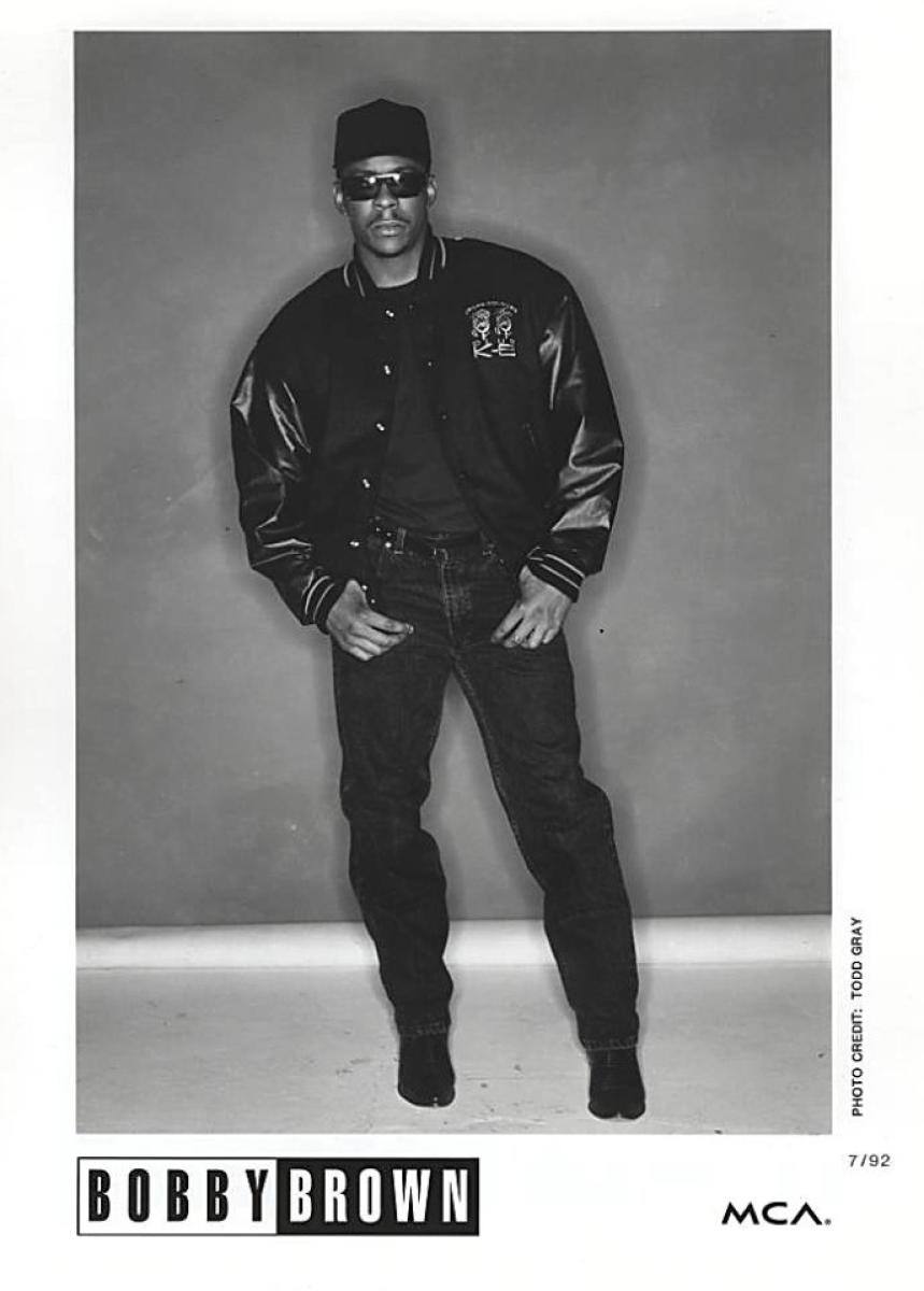 Bobby Brown Vintage Concert Photo Promo Print, 1992 at