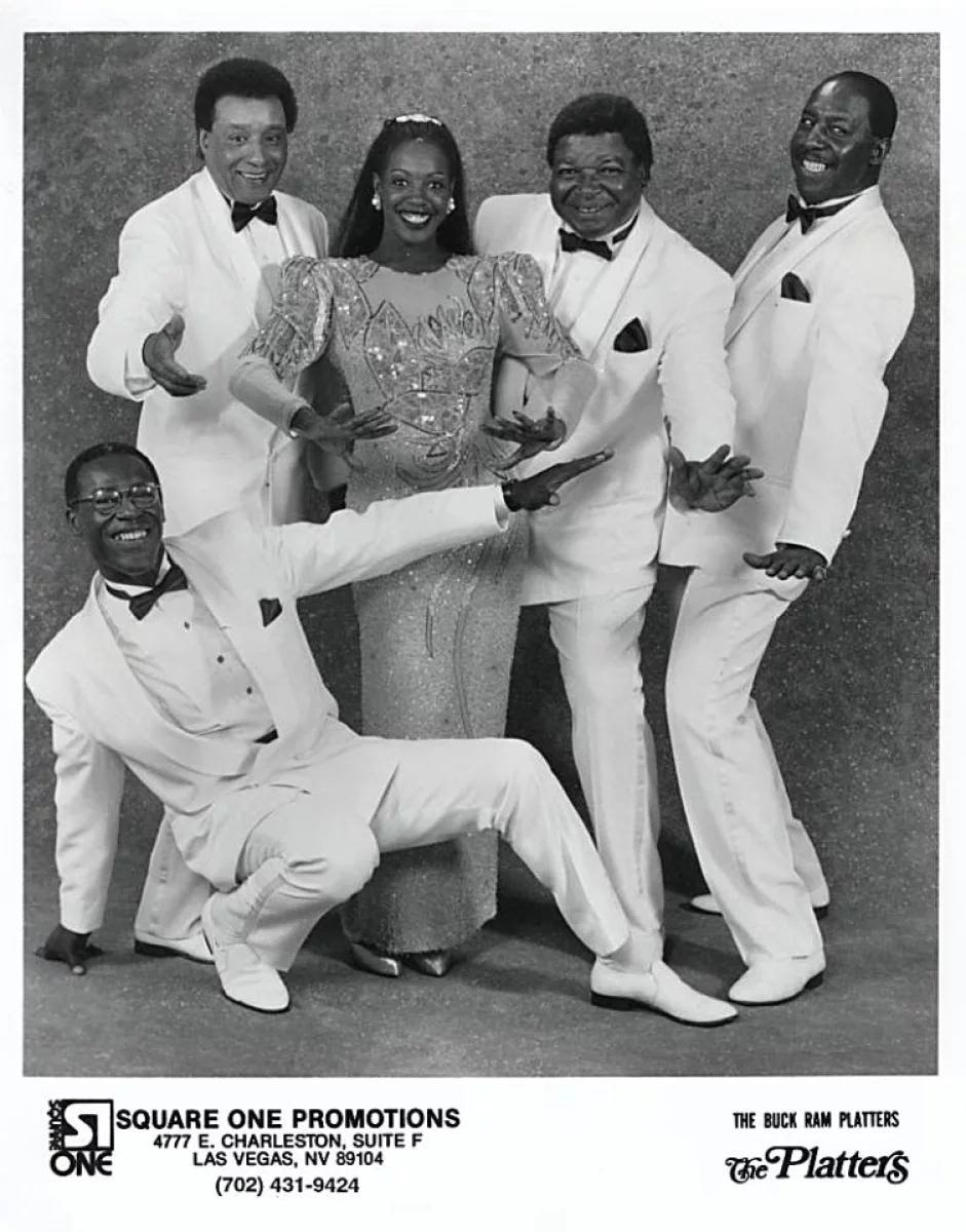 The Platters Vintage Concert Photo Promo Print at Wolfgang's