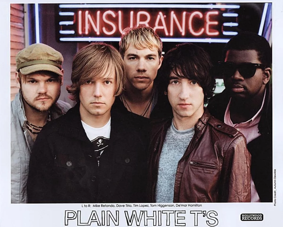 The Plain White T's Vintage Concert Photo Promo Print at Wolfgang's