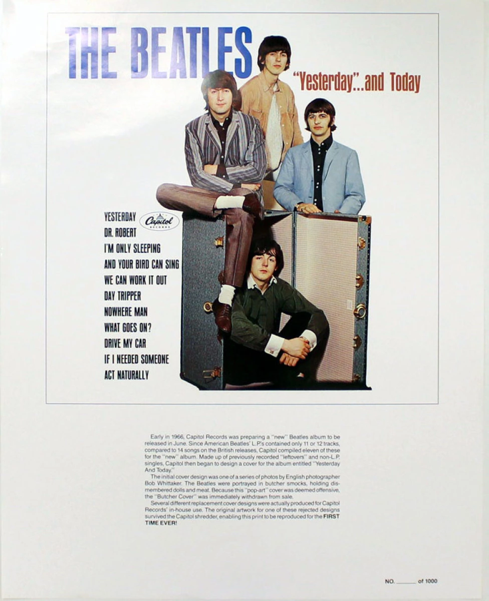 The Beatles 0255 Vintage Music Poster Art