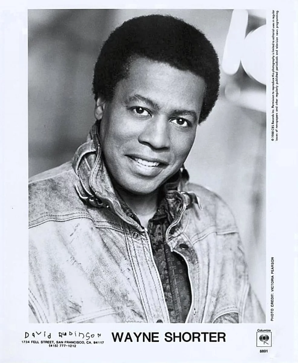 Wayne Shorter Vintage Concert Photo Promo Print 1988 At Wolfgang S