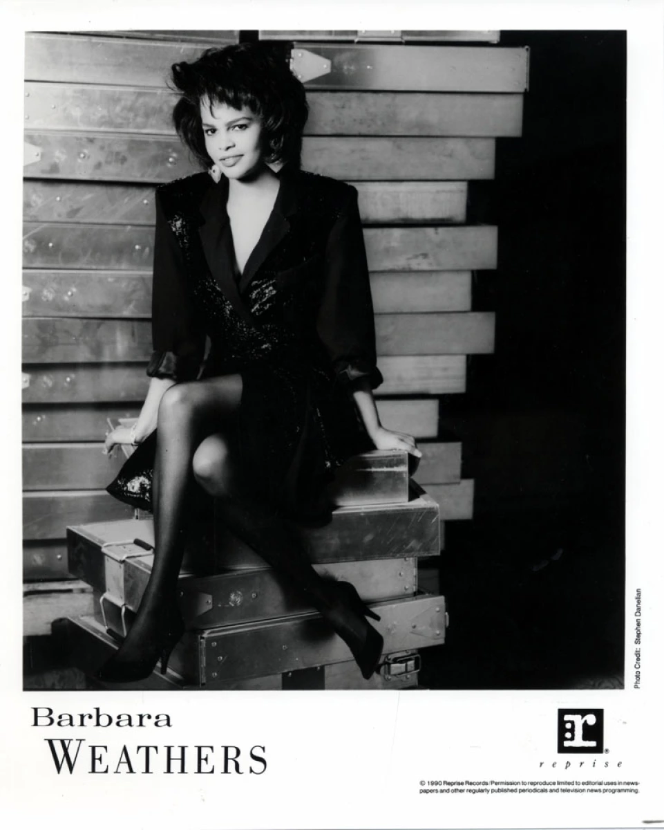 Barbara Weathers Vintage Concert Photo Promo Print at Wolfgang's