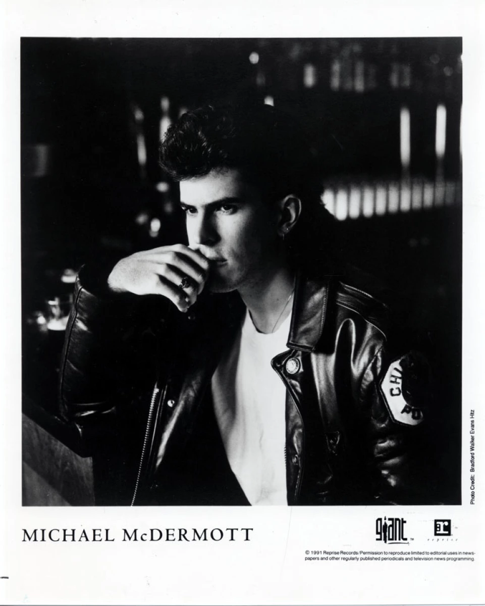 Michael McDermott Vintage Concert Photo Promo Print, 1991 at Wolfgang's