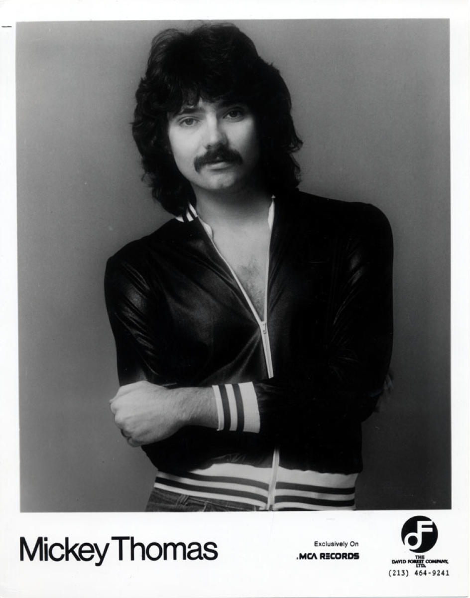 Mickey Thomas Vintage Concert Photo Promo Print at Wolfgang's