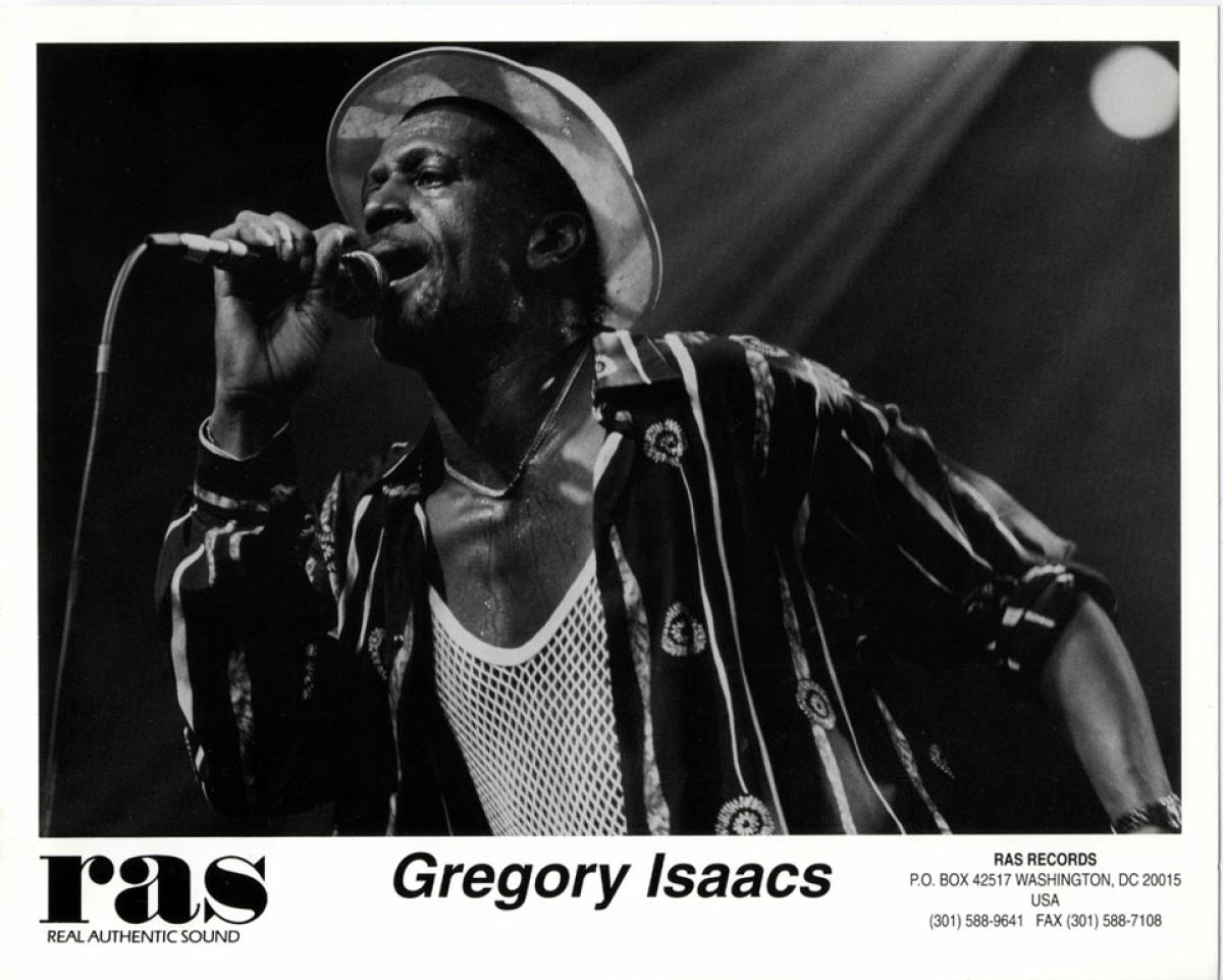Gregory Isaacs Vintage Concert Photo Promo Print at Wolfgang's