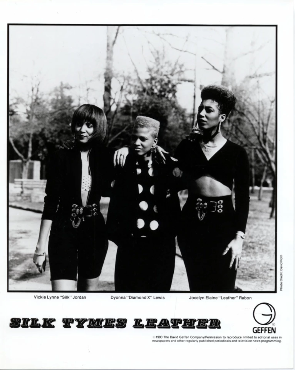 Silk Tymes Leather Vintage Concert Photo Promo Print 1990 At Wolfgang S