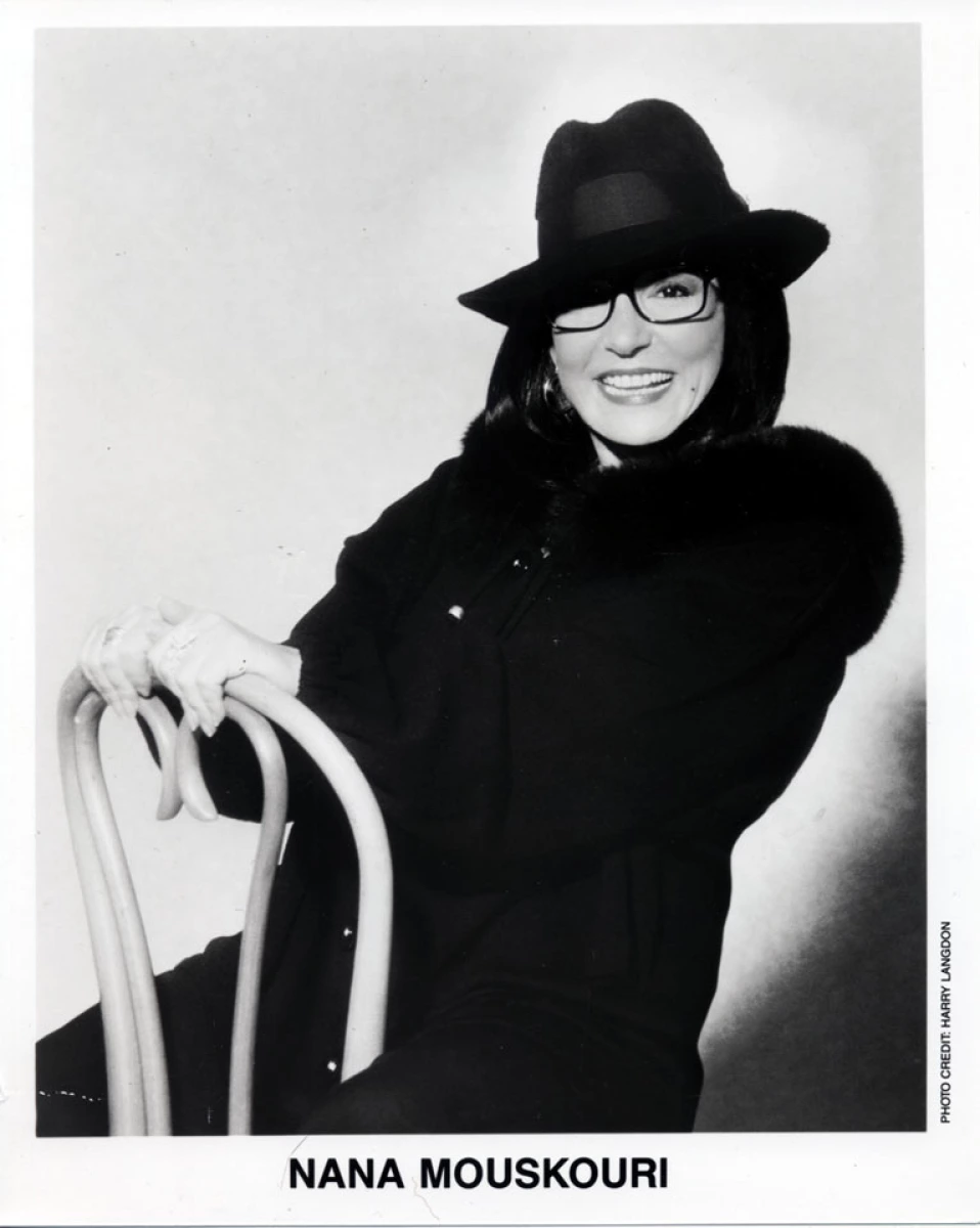 Nana Mouskouri Vintage Concert Photo Promo Print at Wolfgang's