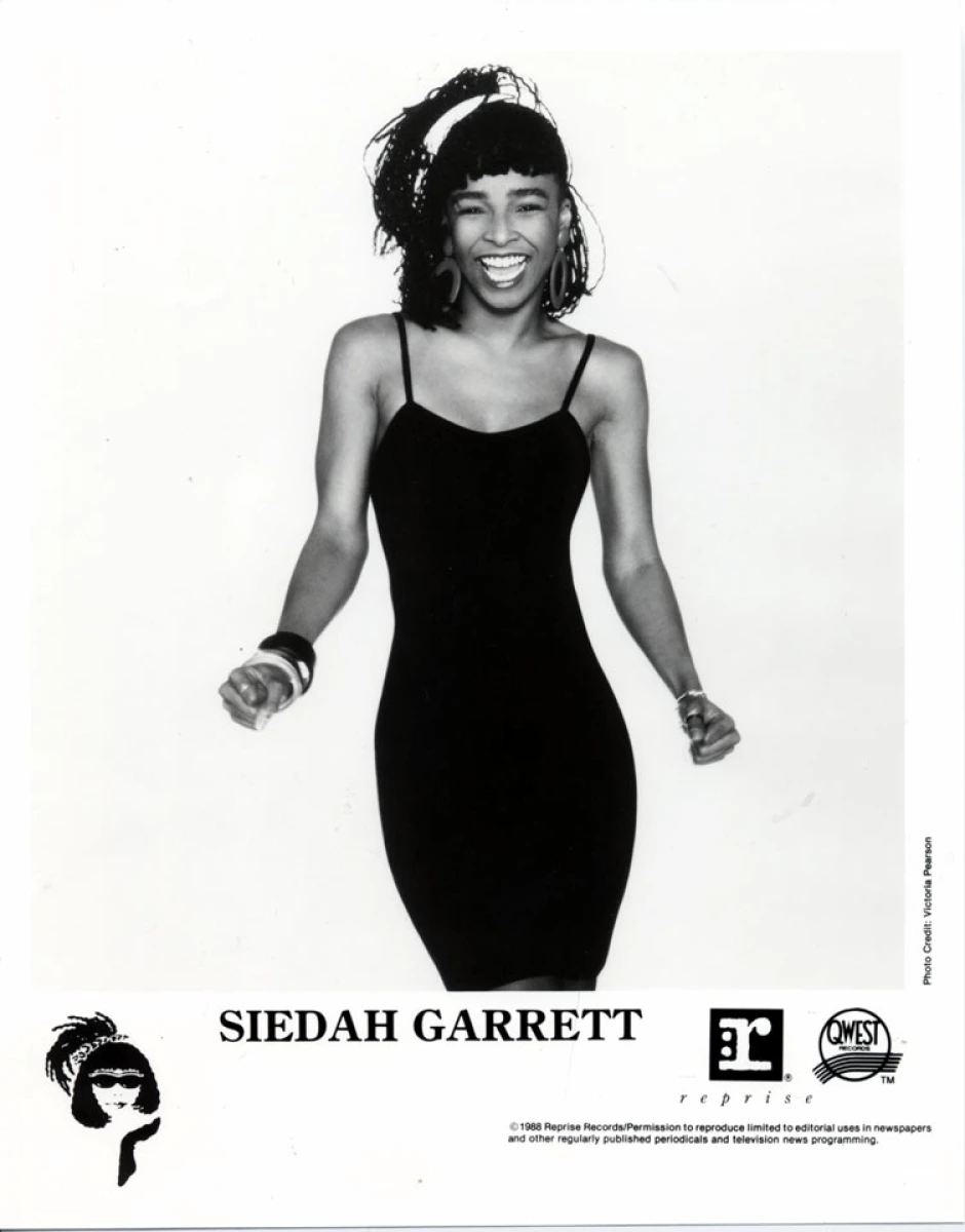 Siedah Garrett Vintage Concert Photo Promo Print 19 At Wolfgang S