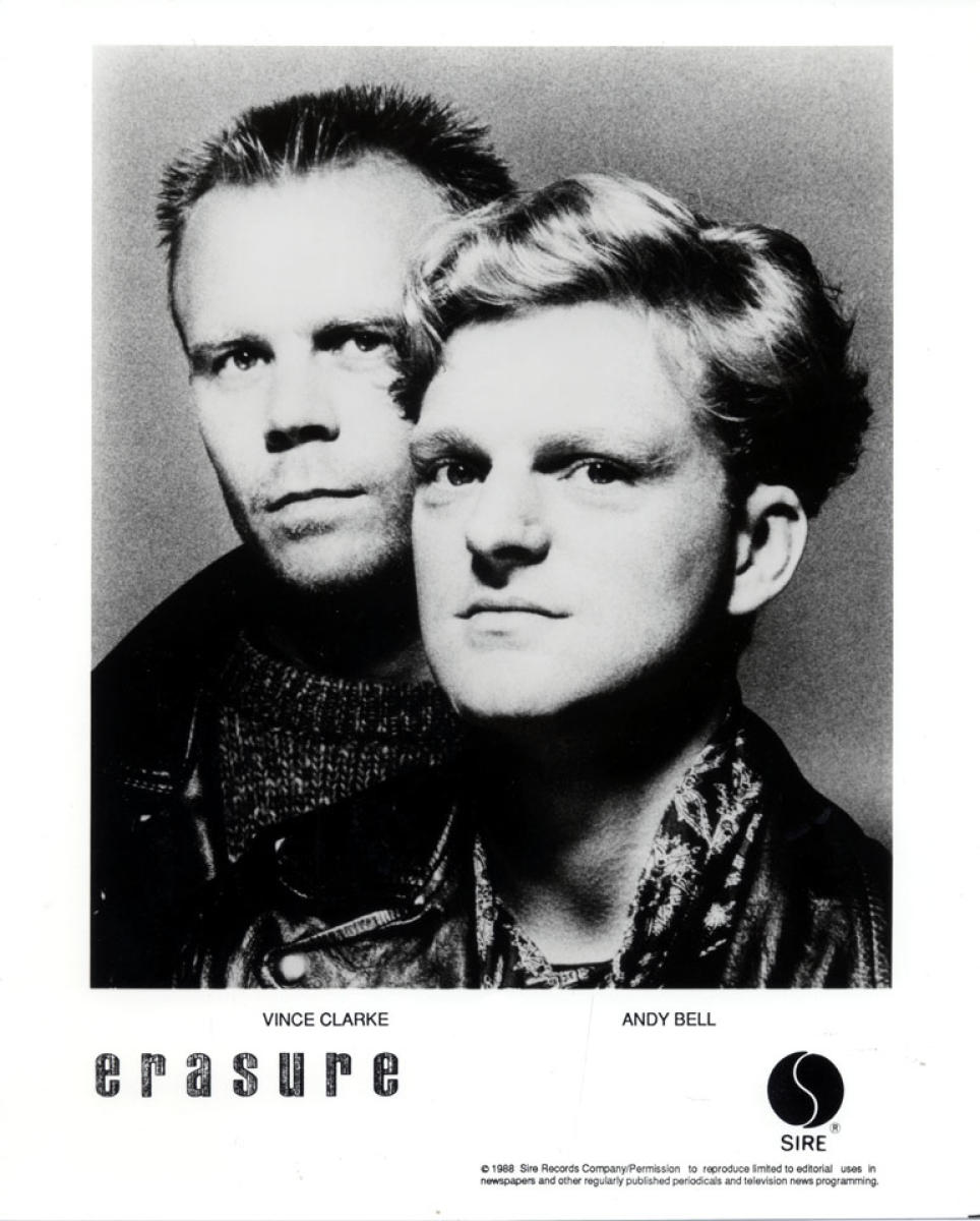 Erasure Vintage Concert Photo Promo Print, 1988 at Wolfgang's