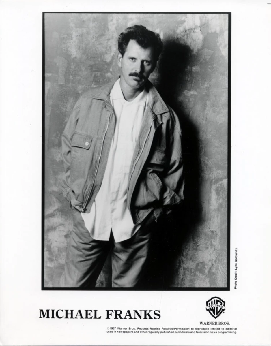 Michael Franks Vintage Concert Photo Promo Print, 1987 at Wolfgang's