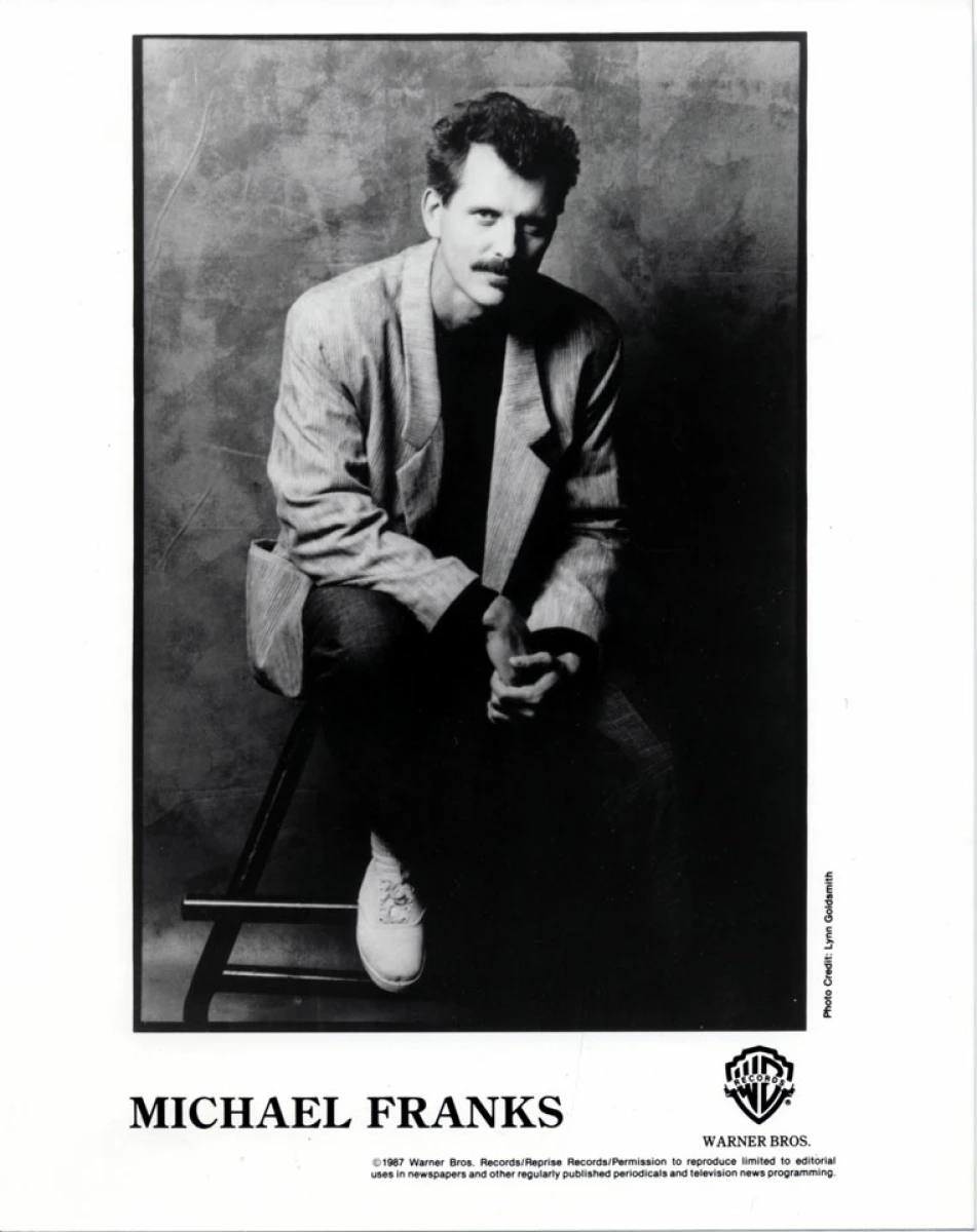 Michael Franks Vintage Concert Photo Promo Print, 1987 at Wolfgang's