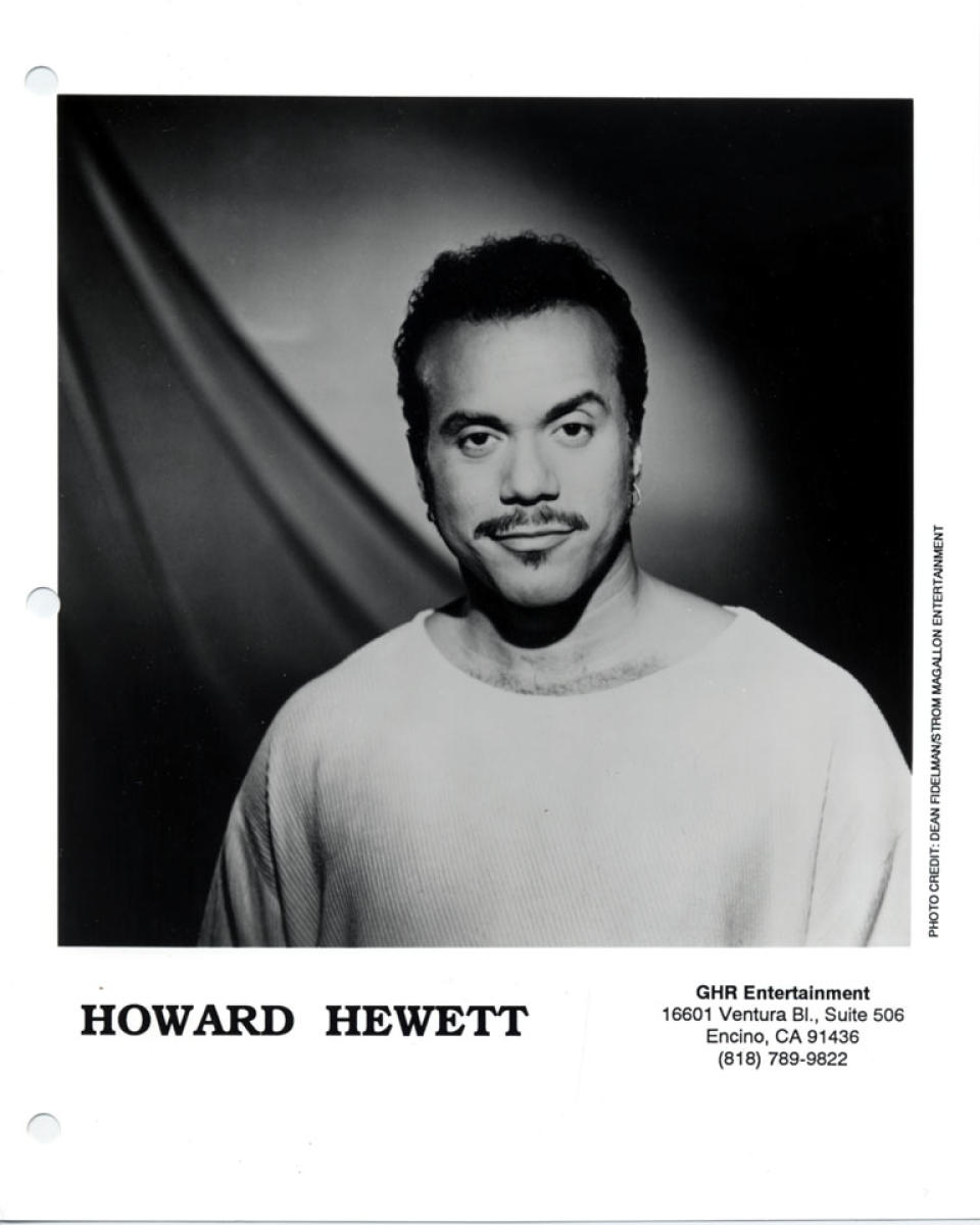 Howard Hewett Vintage Concert Photo Promo Print At Wolfgangs