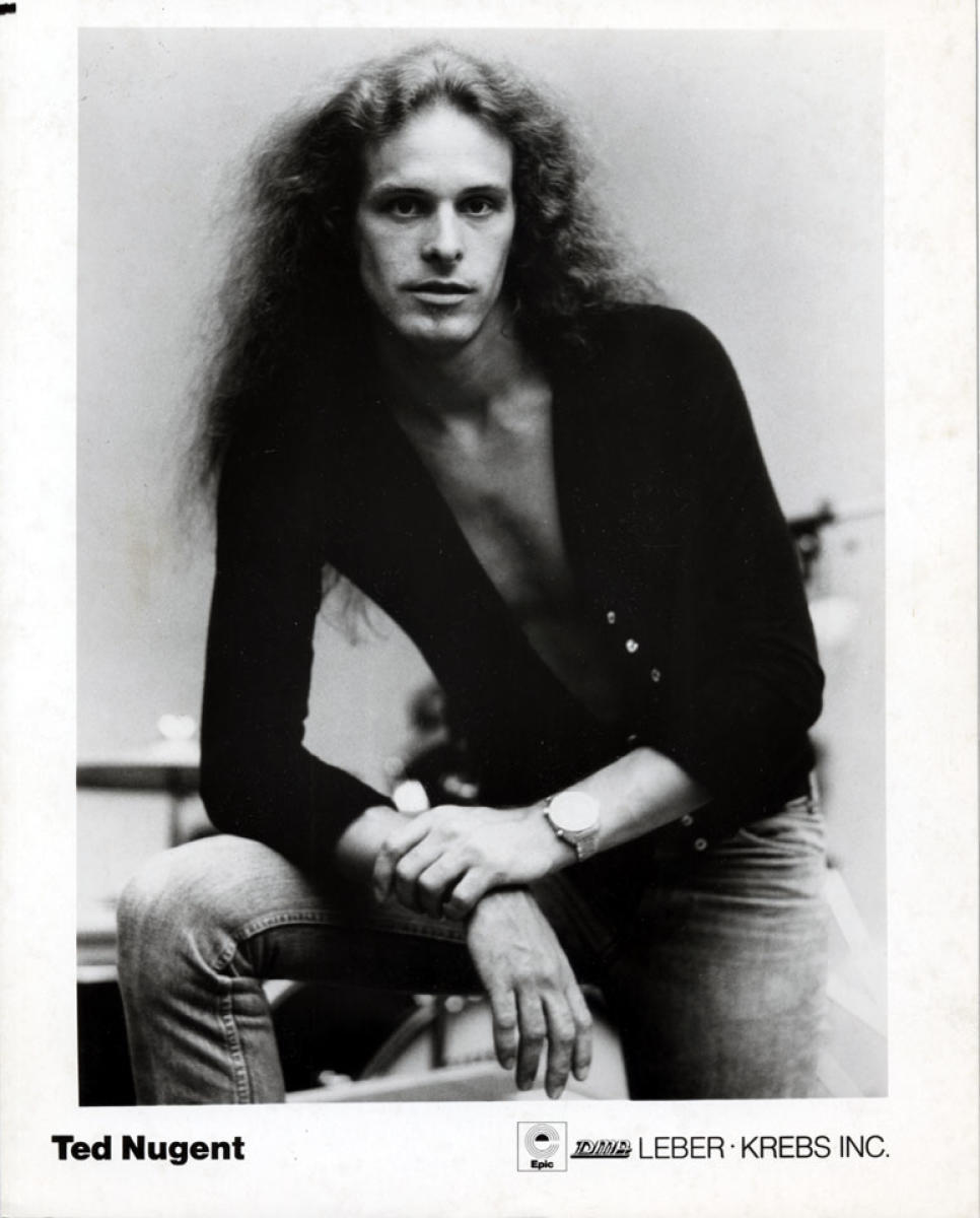 Ted Nugent Vintage Concert Photo Promo Print at Wolfgang's