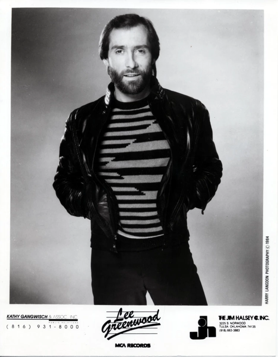 Lee Greenwood Vintage Concert Photo Promo Print, 1984 at Wolfgang's