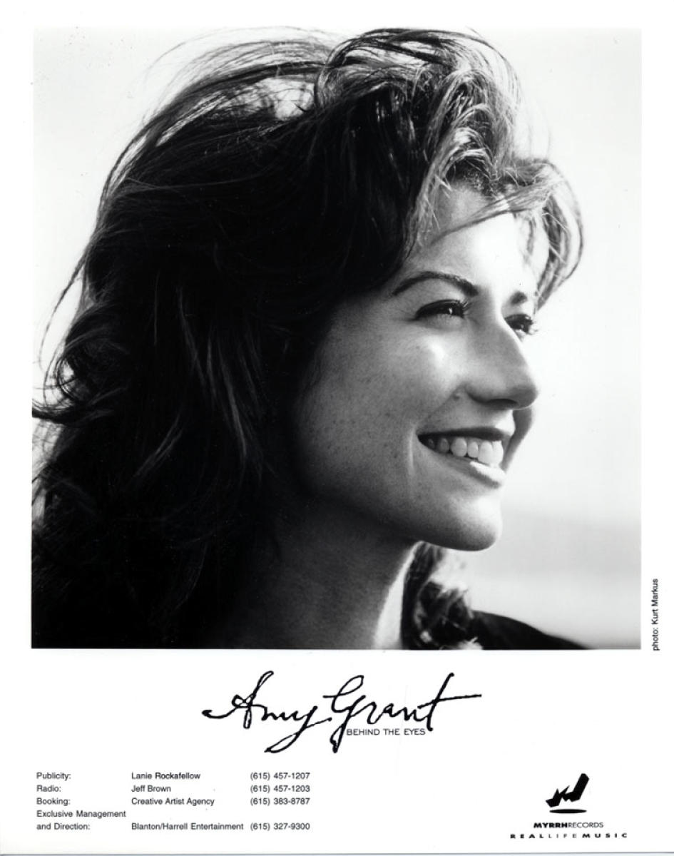 Amy Grant Vintage Concert Photo Promo Print at Wolfgang's