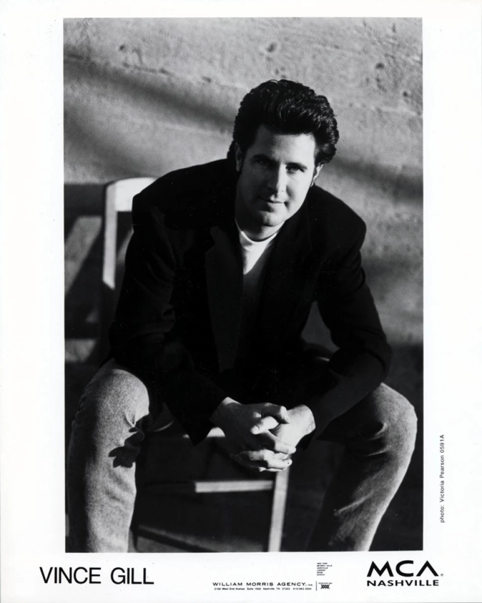 Vince Gill Vintage Concert Photo Promo Print at Wolfgang&rsquo;s
