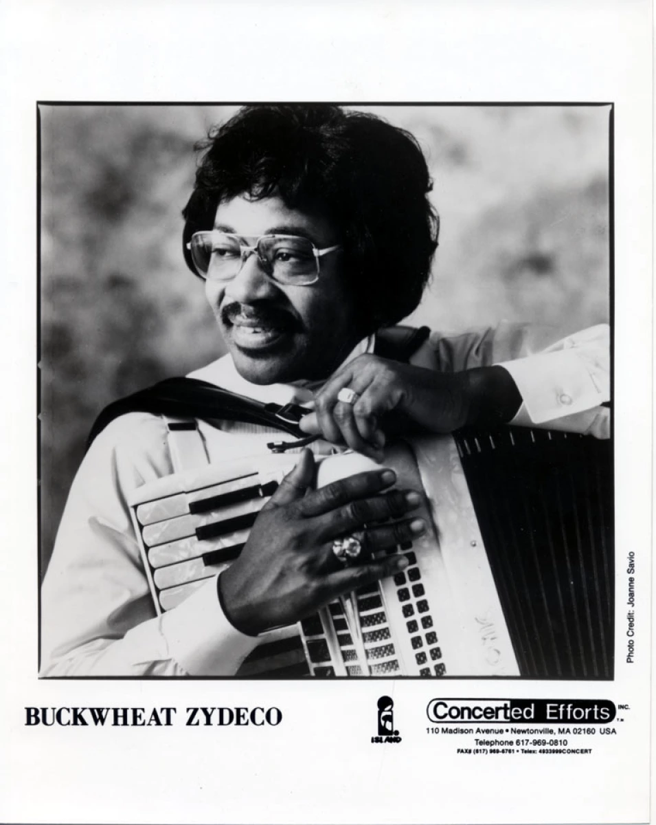 Buckwheat Zydeco Vintage Concert Photo Promo Print at Wolfgang's