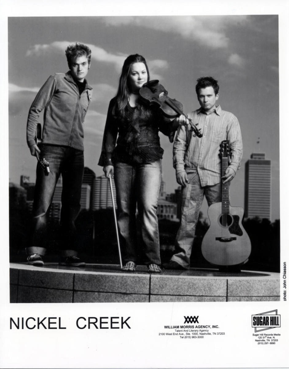 Nickel Creek Vintage Concert Photo Promo Print at Wolfgang's