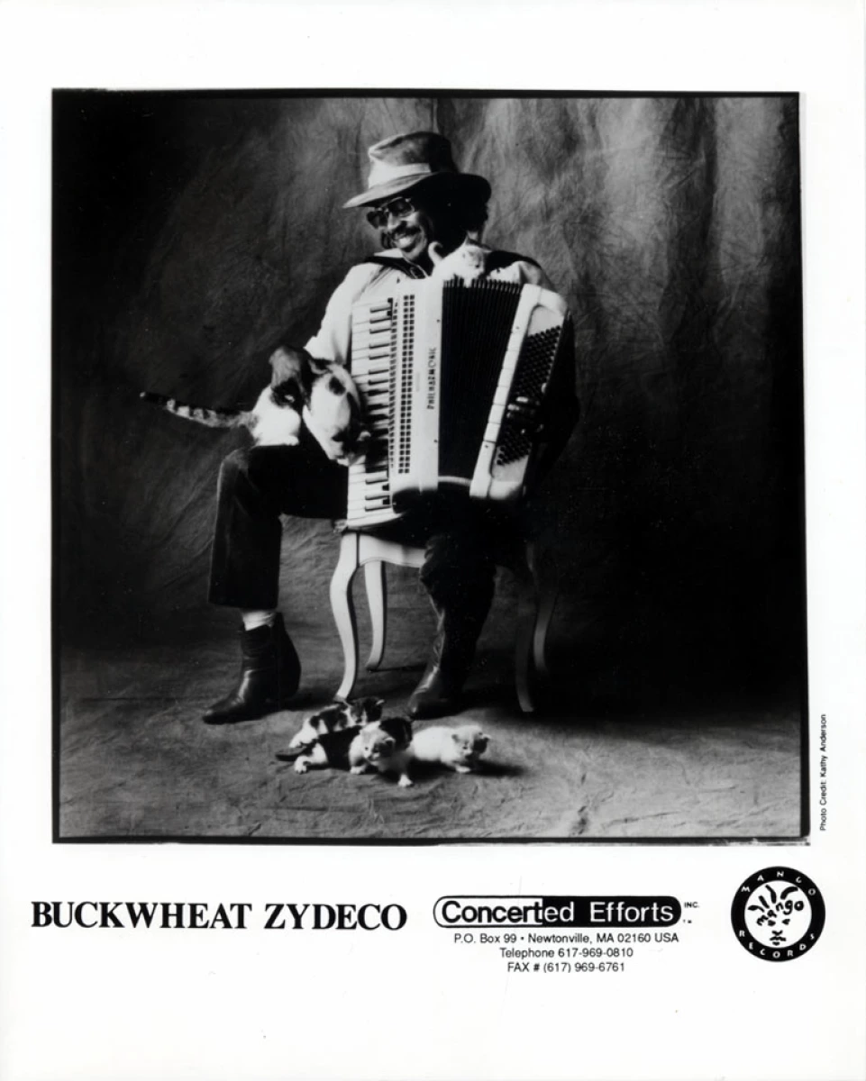 Buckwheat Zydeco Vintage Concert Photo Promo Print at Wolfgang's