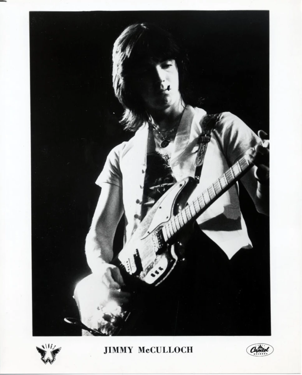 Jimmy Mcculloch Vintage Concert Photo Promo Print At Wolfgang S