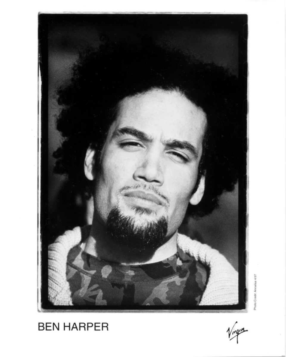 Ben Harper Vintage Concert Photo Promo Print, 1997 at Wolfgang's
