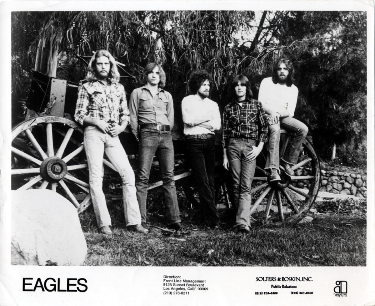 the eagles vintage concert photo promo print at wolfgangs