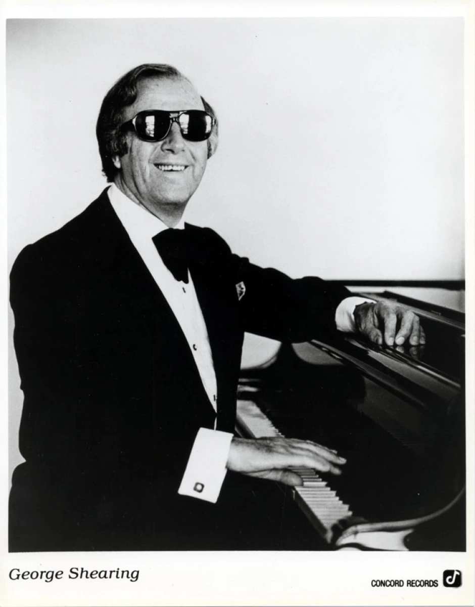 George Shearing Vintage Concert Photo Promo Print at Wolfgang's