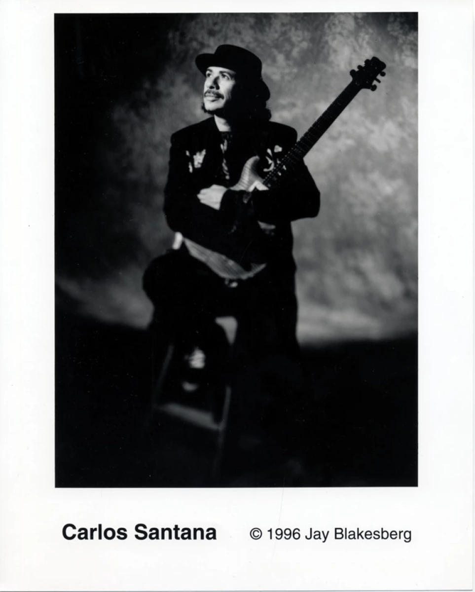 Carlos Santana Vintage Concert Photo Promo Print At Wolfgang S