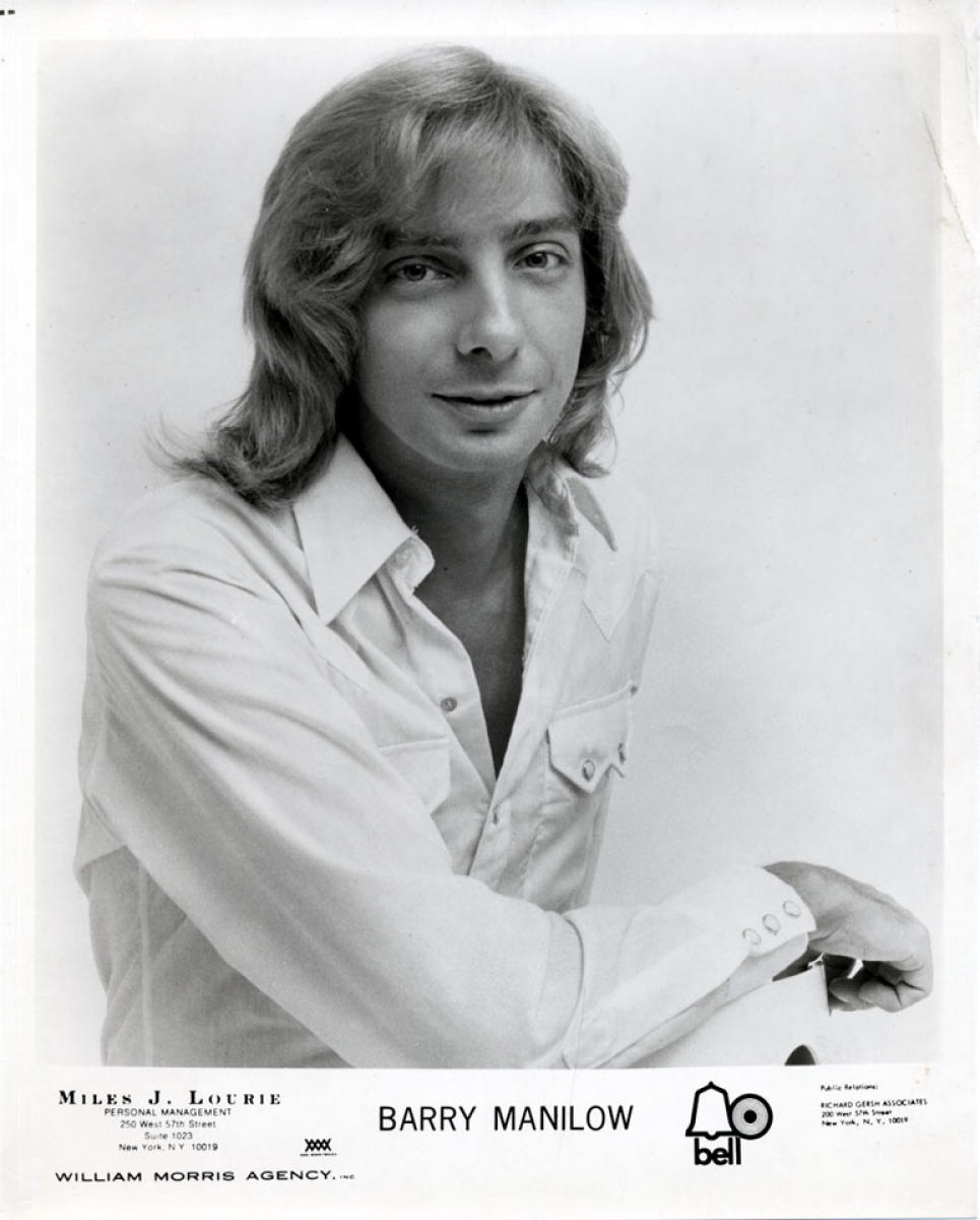 Barry Manilow Vintage Concert Promo Print at Wolfgang's