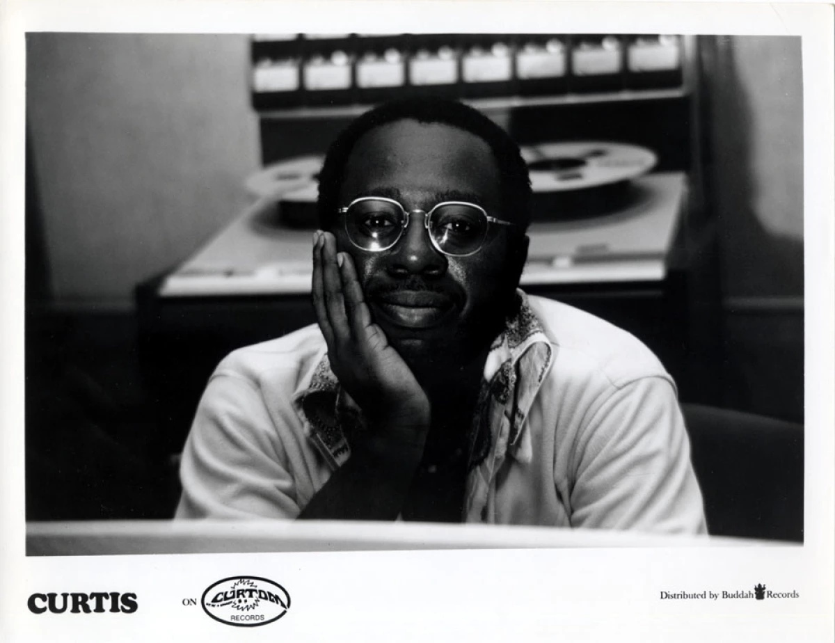 Curtis Mayfield Vintage Concert Photo Promo Print at Wolfgang’s