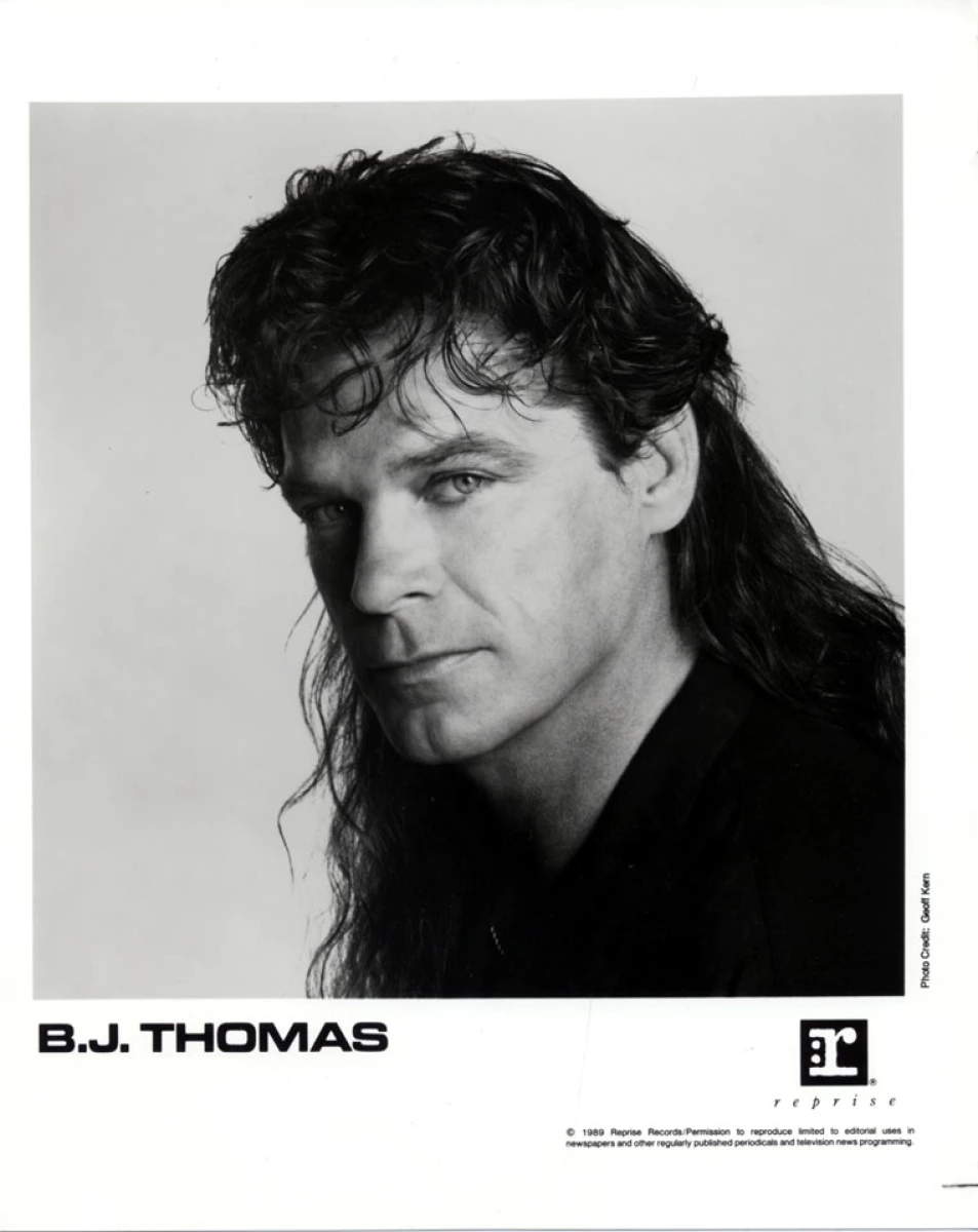 B.J. Thomas Vintage Concert Photo Promo Print, 1989 At Wolfgang's