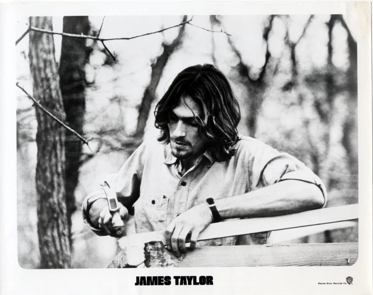 James Taylor Vintage Concert Photo Promo Print at Wolfgang&#39;s