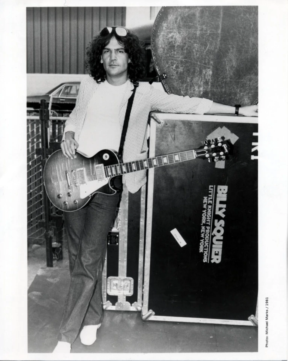 Billy Squier Vintage Concert Photo Promo Print 1981 At Wolfgang S