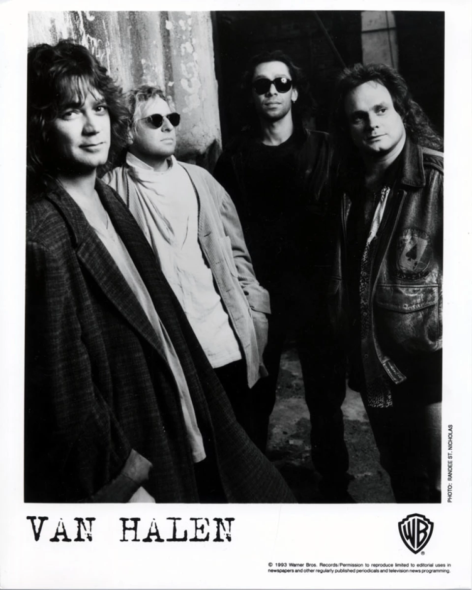 Van Halen Vintage Concert Photo Promo 