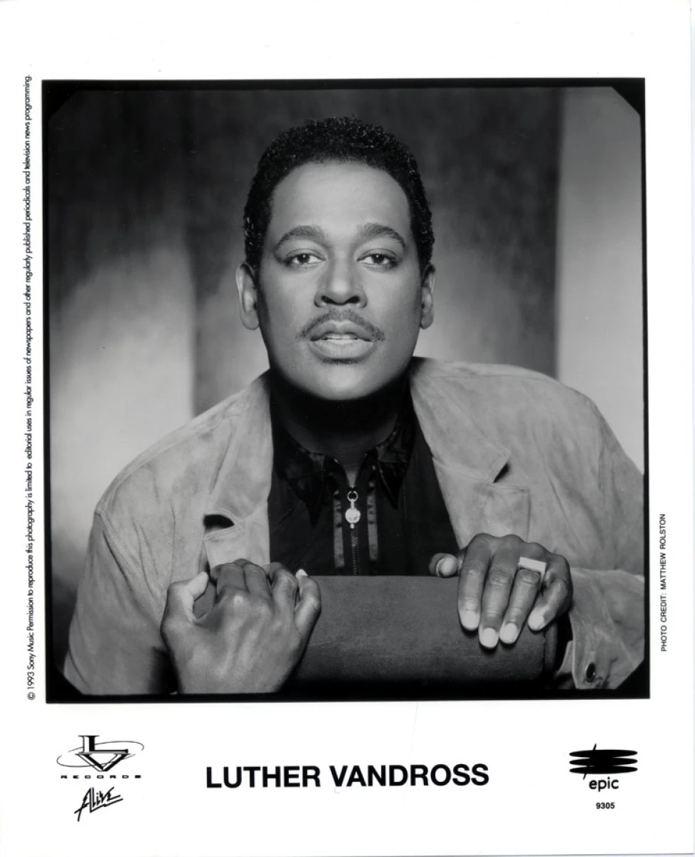 Luther Vandross Vintage Concert Photo Promo Print, 1993 at Wolfgang's