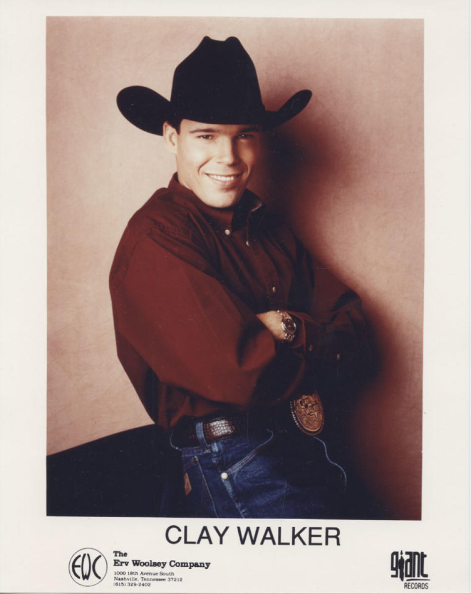 Clay Walker Vintage Concert Photo Promo Print at Wolfgang's