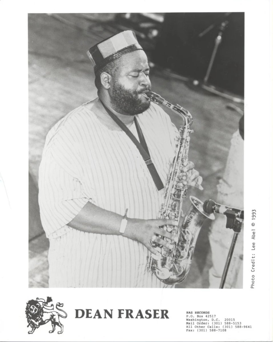 Dean Fraser Vintage Concert Photo Promo Print, 1993 at Wolfgang's