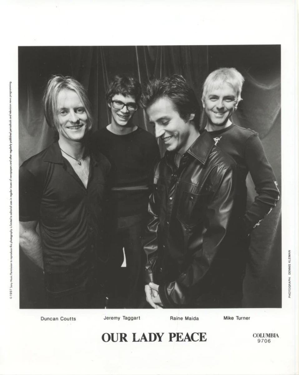 Our Lady Peace Vintage Concert Photo Promo Print, 1997 at Wolfgang's