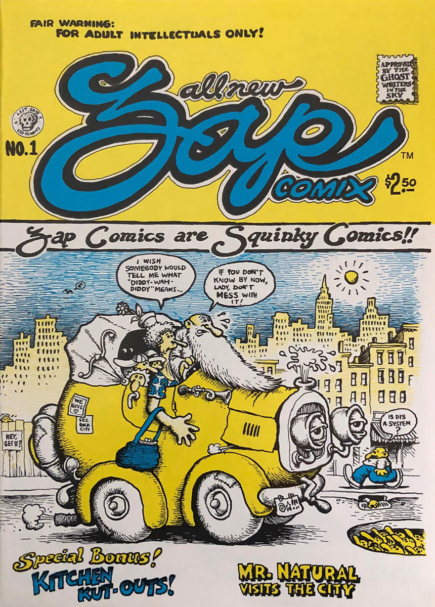 Last Gasp: Zap Comix No. 1 Vintage Comic, 1970 at Wolfgang's