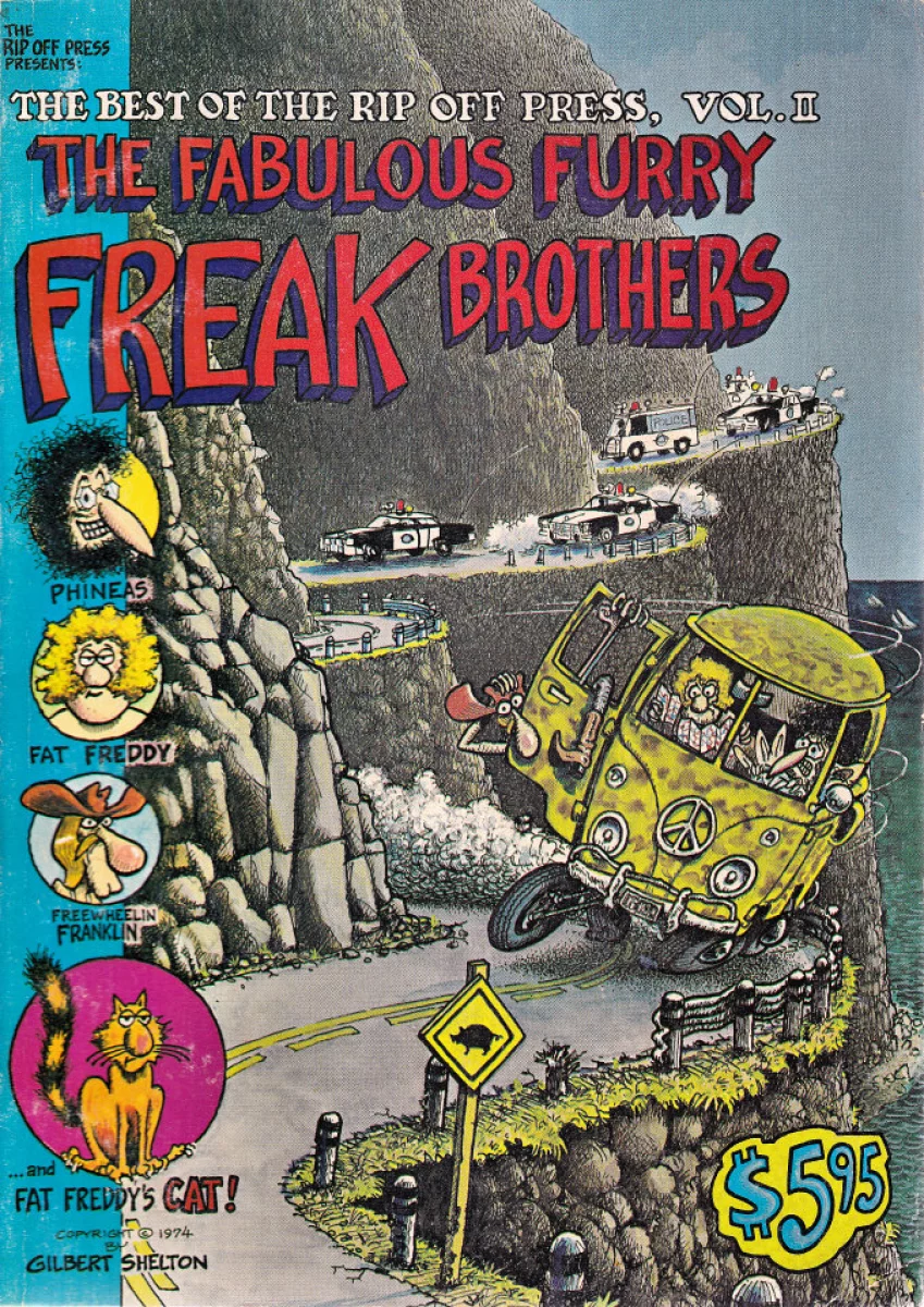 The Best Of The Rip Off Press Vol. 2 The Fabulous Furry Freak Brothers  Vintage Comic, 1981 at Wolfgang's